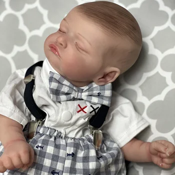 Милашка Бебе 18 дюймов, Розали, готовая кукла Реборн Бебе, ручная работа, реалистичная кукла для новорожденных, нарисованная художниками-реалистками муньекас Реборн