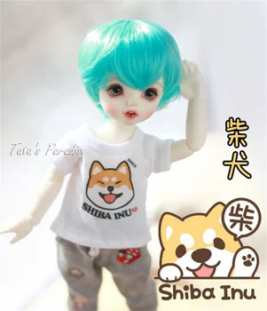 Одежда для куклы BJD, футболка с коротким рукавом и принтом YOSD, топ, аксессуары для кукольной одежды, подарок 