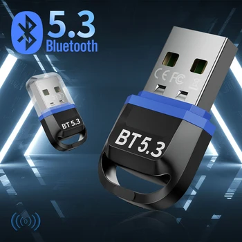 Bluetooth-адаптер, Bluetooth-ключ, Usb-приемник Bluetooth для ПК, Bluetooth 5.3 5.0 Adpatador для беспроводной мыши 5 0