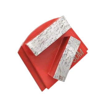 PHX19 PHX Трапециевидный Алмазный Шлифовальный блок для бетона Terrazzo Быстроразъемный Шлифовальный станок Напольные накладки для бетона Цемент 12ШТ
