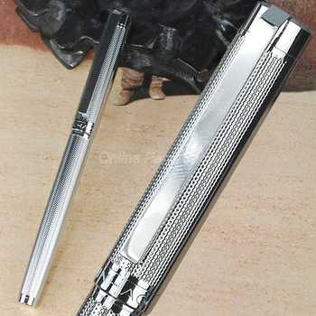 Перьевая ручка Jinhao Luxury из нержавеющей стали M с наконечником 0,5 мм JF423